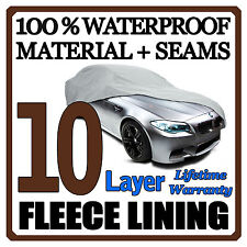 10 Layer Car Cover Breathable Waterproof Layers Outdoor Indoor Fleece Lining Ia1