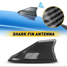 Universal Shark Antenna Radio Fmam Fin Roof Radio Antena Carbon Fiber Bk 16cm