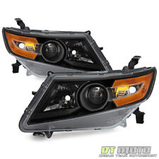 For Blk 2011-2017 Honda Odyssey Headlights Headlamps Replacement Pair Leftright