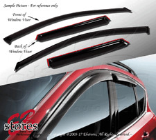 For 2008-2012 Chevrolet Malibu Smoke Window Visor Rain Guard Deflector 4pcs Set