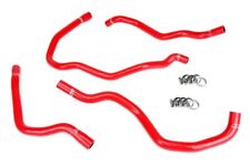Hps Reinforced Silicone Red Heater Hose Kit For 00-06 Bmw 323 325 328 330 E46