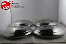 1934 Ford 4 Cylinder Car Pickup Truck Stainless Hub Caps Ford Script Set Of 4