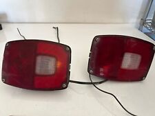 Vintage Ford 1973 Commercial Tail Lights With Metal Housing Farm Truck Etc