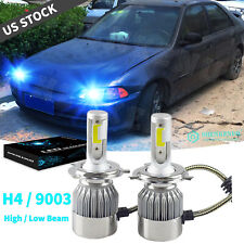 For Honda Civic 1996-2000 Led Headlight H49003 8000k Blue Bulbs Hilow Beam 2x