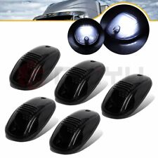 5x Smoked Lens Rooftop Cab Running Light Led 6000k For Dodge Ram 1500 2500 3500