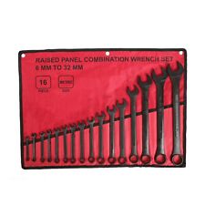 16 Piece 12 Point Metric Combination Wrench Set 6 To 32 Mm Thin Wrench Set