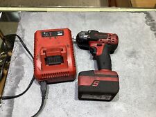 Snap-on 18v 38 Drive Cordless Impact Wrench Ct8810b W Battery Charger