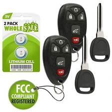 2 Replacement For 2009 2010 2011 2012 2013 2014 2015 Chevy Traverse Key Fob
