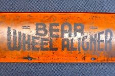 Bear Manufacturing Trade Sign Featuring Bear Wheel Aligner Bear Aligner Tool