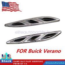 1pair For Buick Verano Front Lr Hood Engine Vent Grille Molding Trim 12 13-2016