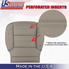 2014 To 2019 For Gmc Sierra Denali Driver Bottom Leather Seat Cover Tan