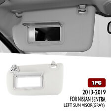 Gray Car Left Driver Side Sun Visor Sunshade For Nissan Sentra 2013-2019 2014 1x
