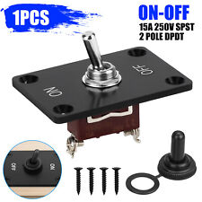 Toggle Switch Onoff Heavy Duty 30a 12vdc15a 250vac20a 125vac Waterproof Cap