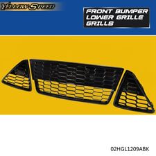 Fit For 2012-2014 Ford Focus Front Bumper Lower Grille Grills Honeycombed 3pcs