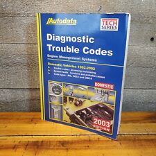 Autodata Diagnostic Trouble Codes For Domestic Vehicles 1992-2002 2003 Edition