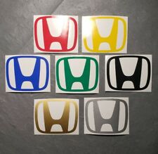Car Logo Window Decal Bumper Sticker For Honda Civic Accord Crv Vtec Si S2000
