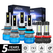 For Nissan Pathfinder Utility 4-door 2013-2016 Led Headlight Fog Light Bulbs