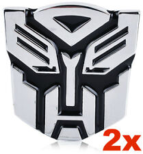 2 Pack Transformers Autobots Optimus Prime Emblem Car Sticker Decal 3