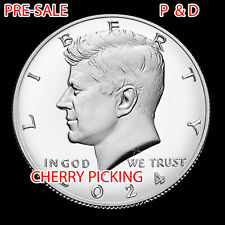 2024 P D Kennedy Half Dollar 2 Coin Set Uncirculated Us Mint Pre-sale Apr 23