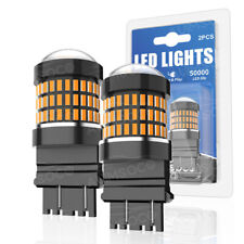 3157 Led Turn Signal Light Bulbs Amber Canbus Anti Hyper Flash Error Free