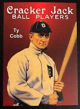 Ty Cobb Detroit Tigers Aceo Cracker Jack Vintage Style Baseball Card