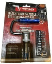 Thorsen Ratching T-handle Bit Driver 8 Bit Set 31-239