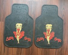 2 Betty Boop Car Floor Rubber Mats For Front 25 X 16 Good Condition