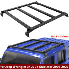 Roof Rack Cargo Basket Luggage Fit Jeep Wrangler Jk Jl Jt Gladiator 2007-2022