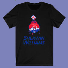 Sherwin Williams Mens Black T-shirt Size S-3xl
