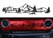 For Jeep Wrangler Gladiator Hiking Mountain Dashboard Glovebox Vinyl Decal