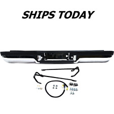 New Complete Chrome Rear Bumper Assembly For 1992-1999 Suburban Yukon