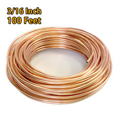 316 100ft Length Copper Brake Pipe Line Tubing Coil Roll 0.7mm Thick Us
