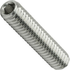 516-18 X 12 Socket Set Screws Allen Drive Cup Point Stainless Steel Qty 25