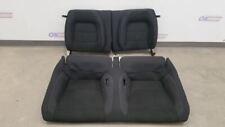 18 Ford Mustang Shelby Gt350 Coupe Rear Seat Assembly Black Cloth And Suede