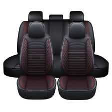 For Toyota Car Seat Covers Full Set 5d Deluxe Leather Front Rear Protector Pad