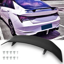 46 Rear Trunk Boot Spoiler Lip Wing Racing Glossy Black Fit For Hyundai Elantra