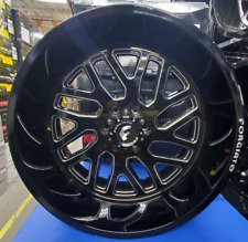 New Wheel Forgiato Flow 004 22x12 Et-44 6x139 Gloss Black Machine