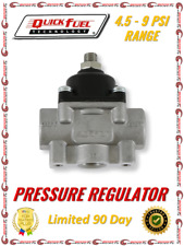 Quick Fuel Aluminum Gasoline Pressure Regulator 4.5 - 9 Psi Range - 30-803qft