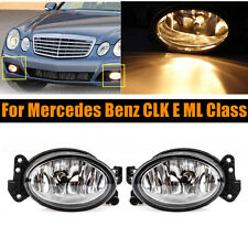 Pair Of Front Fog Driving Lamp Light For Mercedes Benz Clk E Ml Class Rh Lh