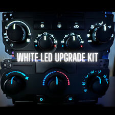 2005-2010 Jeep Grand Cherokee Commander Hvac Climate White Led Upgrade Kit