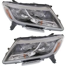 Headlight Assembly Set For 2013-2016 Nissan Pathfinder Left And Right With Bulb