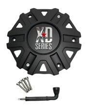 Kmc Xd Series Monster Ii Satin Black Wheel Center Cap Wscrews No Risers M-959sb