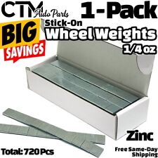 Tire Balancing Wheel Weights Stick-on Adhesive 14 Oz Zinc Big Box 720 Ct.