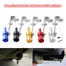 Exhaust Fake Turbo Muffler Blow Off Valve Whistle Pipe Sound Simulator Whistle