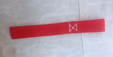 Winch Hook Pull Strap 8 Inch Red Single Loop