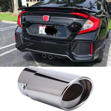For Honda Civic Si Exhaust Pipe Tail Muffler Tip Stainless Steel 1.5 To 2.25