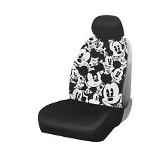 New Disney Mickey Mouse Expression Car Truck Front Seat Cover Headrest Cover
