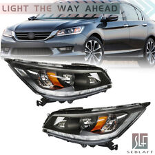 For 2013-2015 Honda Accord Halogen Wled Drl Headlight Headlamps Rightleft Side