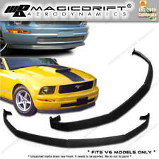 05 06 07 08 09 V6 Ford Mustang Sports Urethane Front Bumper Lip Spoiler Splitter