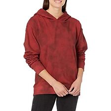 185 Hudson Hoodie With Cut Out Back Hooded Sweatshirt Red Size Large Nwot